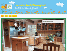 Tablet Screenshot of heavenonearthcleaning.com